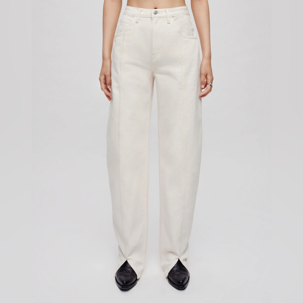 RE/DONE vintage style white denim jeans